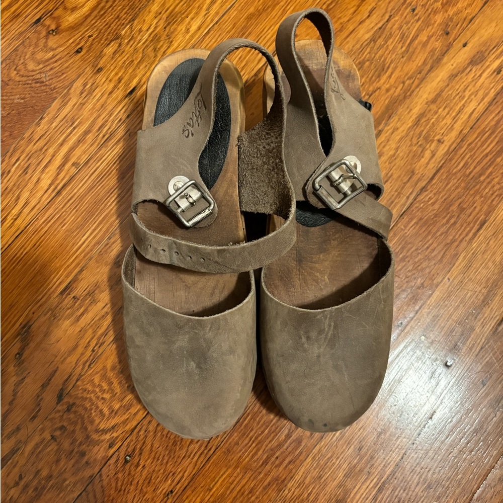 Swedish wooden clogs size 38